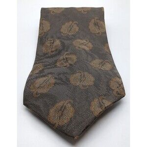 Giorgio Armani Silk Men's Tie. Brown Cravatte Designer Necktie Italy. 58" x 3.5"